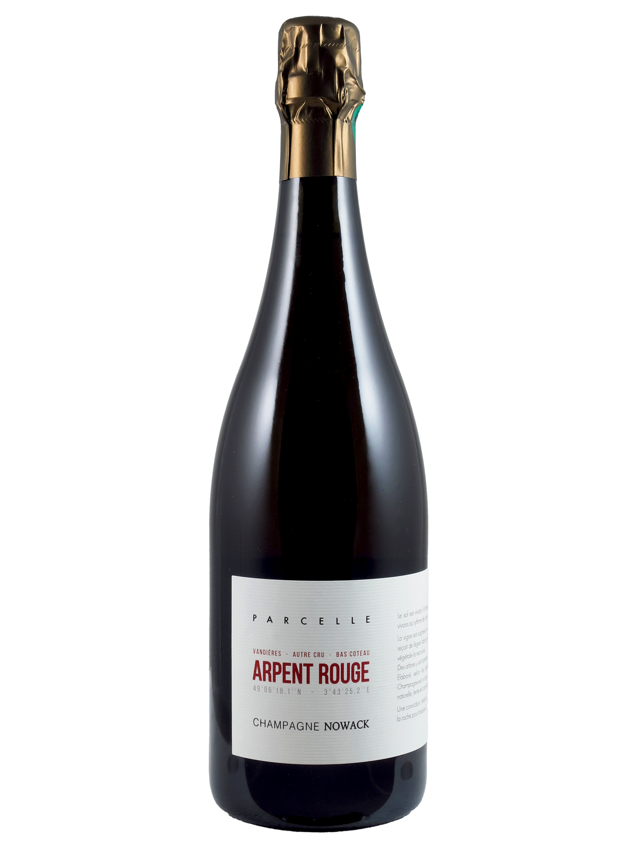 L'Arpent Rouge (2020) Extra Brut AC Flavien Nowack