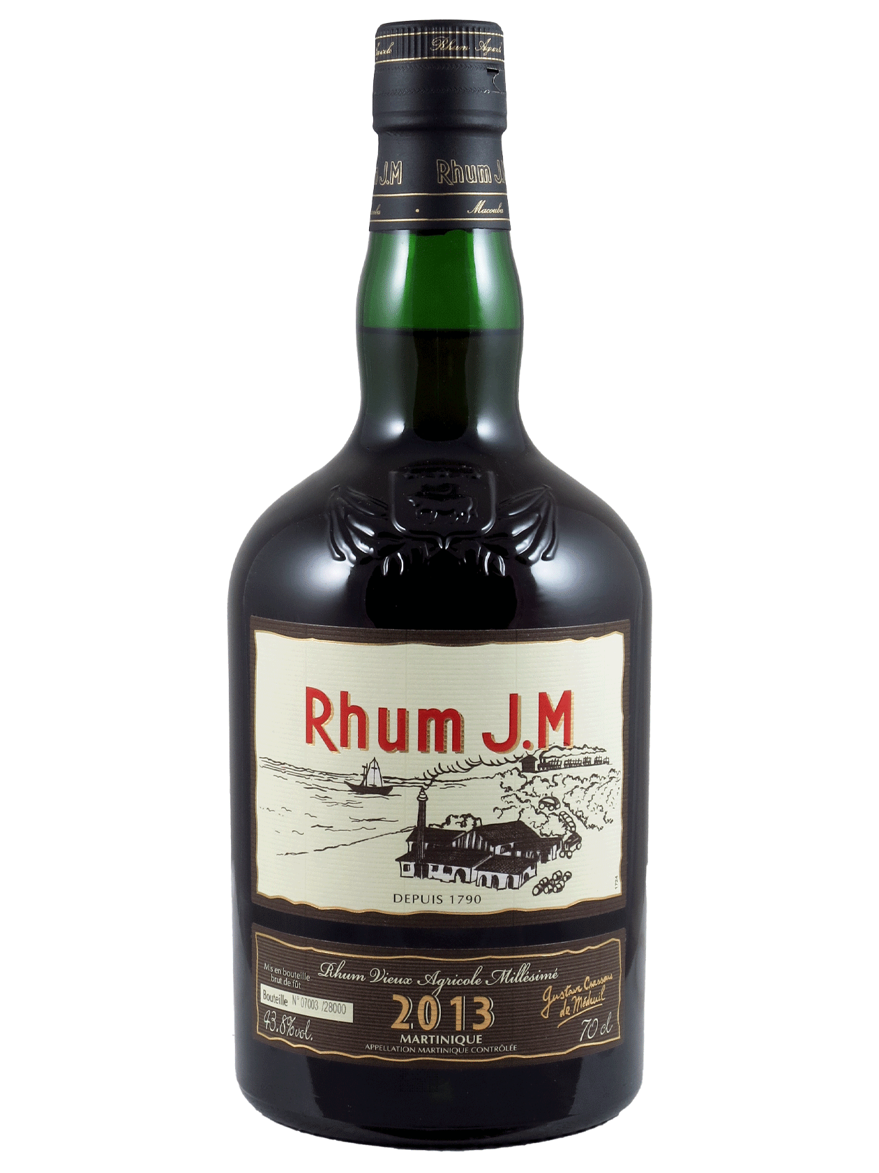 Millésime  2013 Rhum J.M