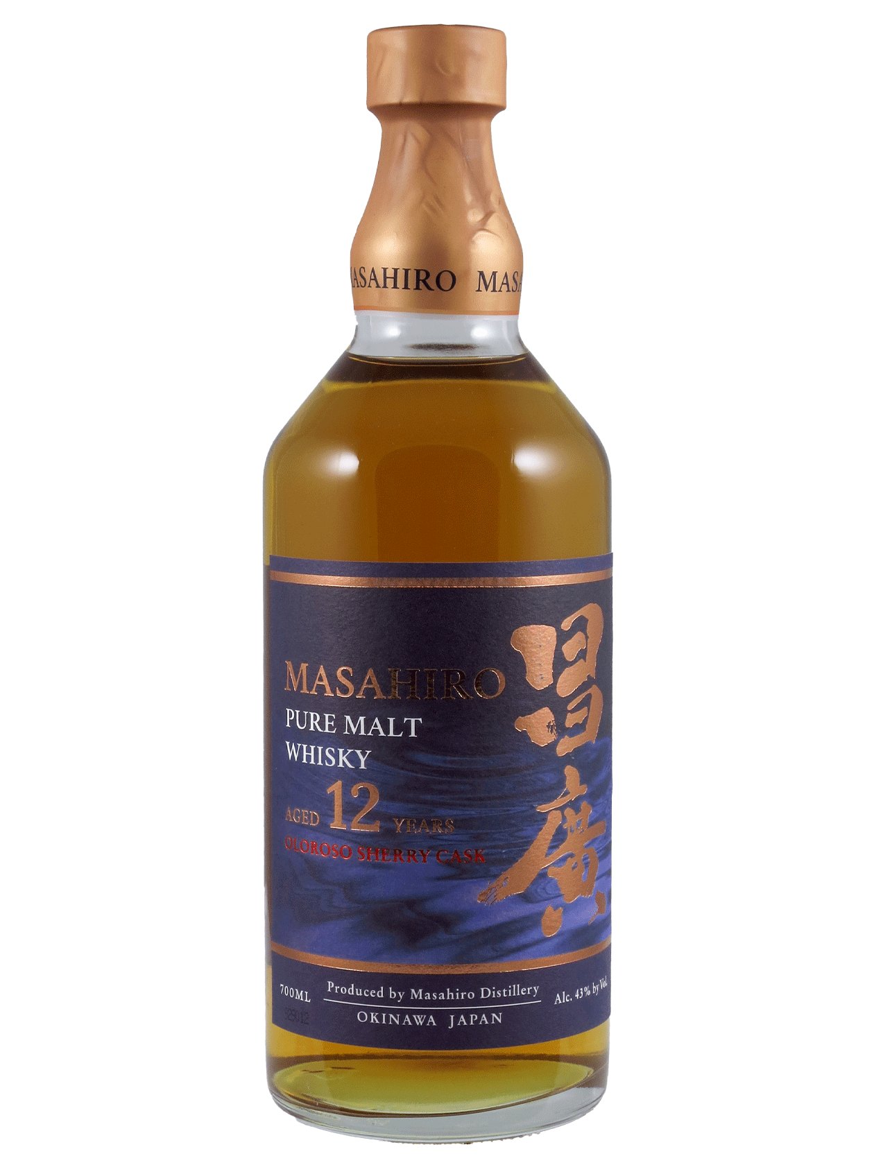 Masahiro 12yo Oloroso Sherry Cask World Malt Whisky Masahiro