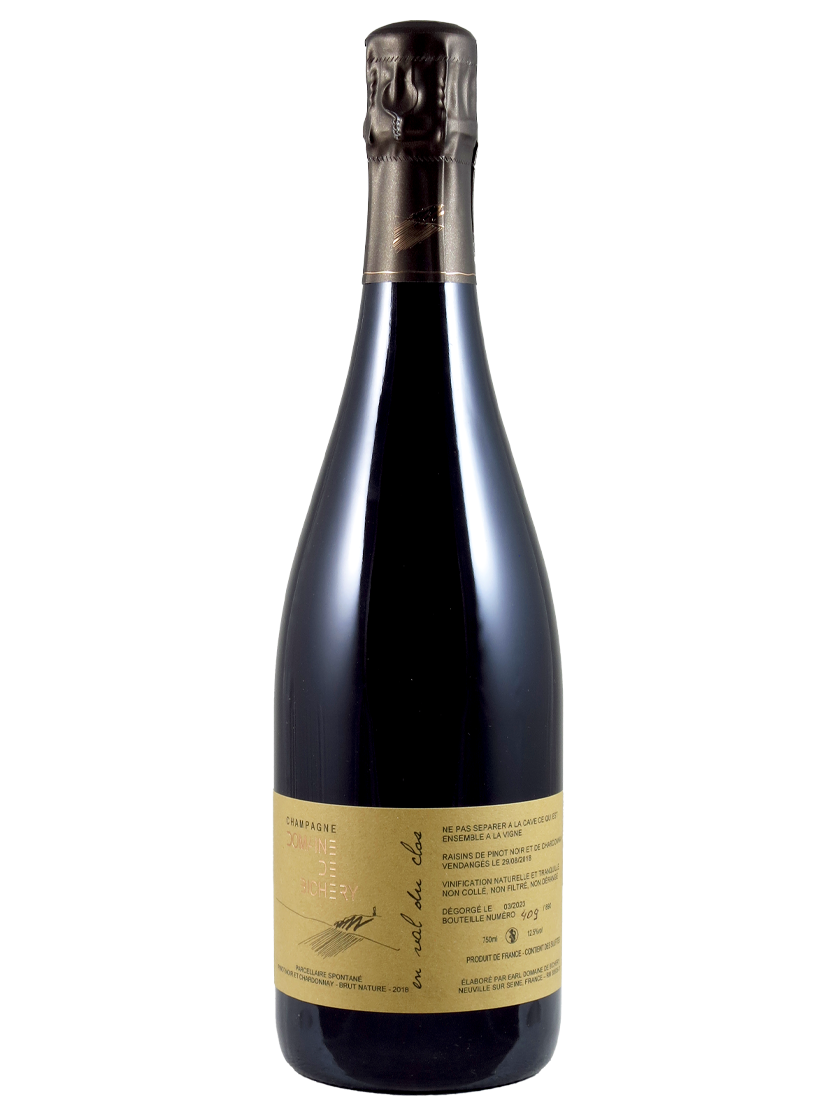 En Val du Clos - Parcellaire Brut Nature AC Domaine de Bichery (Art-Nr.: 12818.18) En Val du Clos - Parcellaire Brut Nature AC 2018 Domaine de Bichery