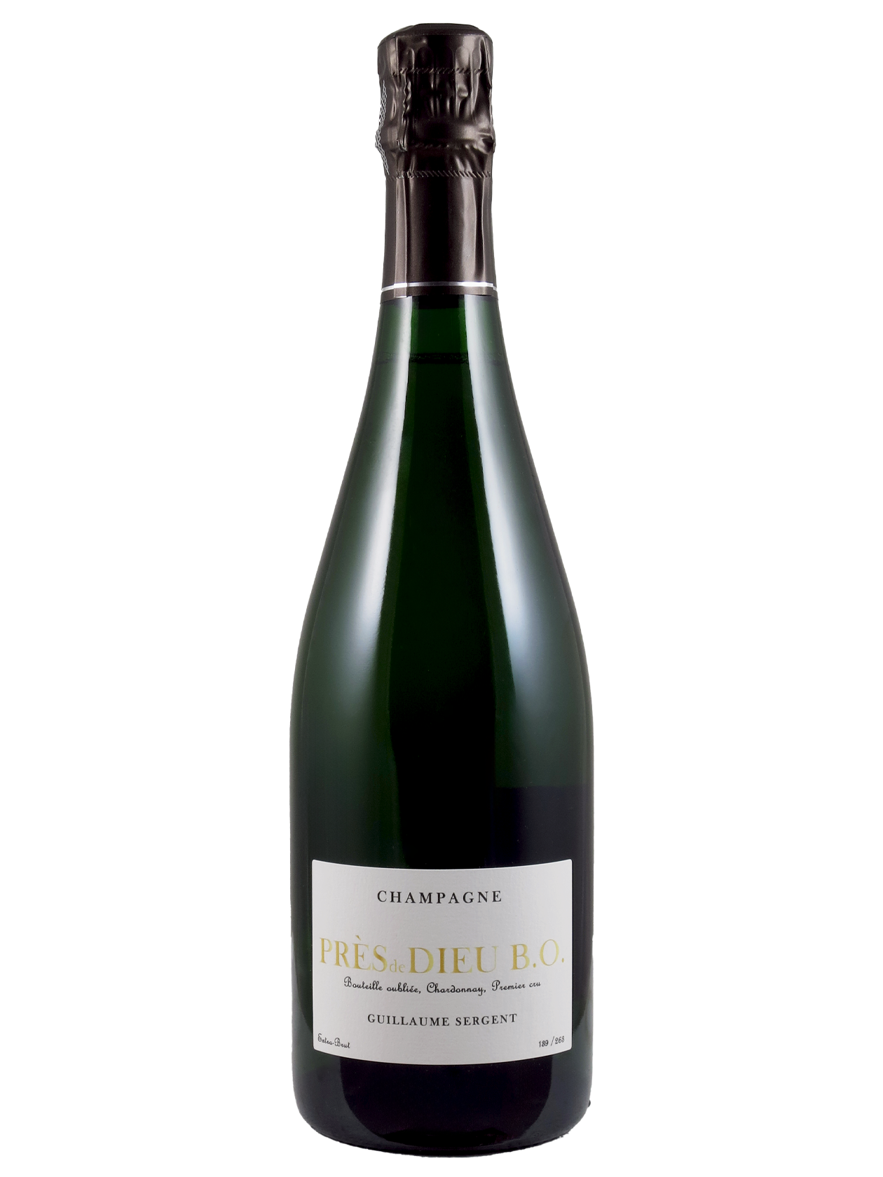 Les Prés Dieu B.O. (2018) Extra Brut Blanc de Blancs 1er Cru AC Guillaume Sergent
