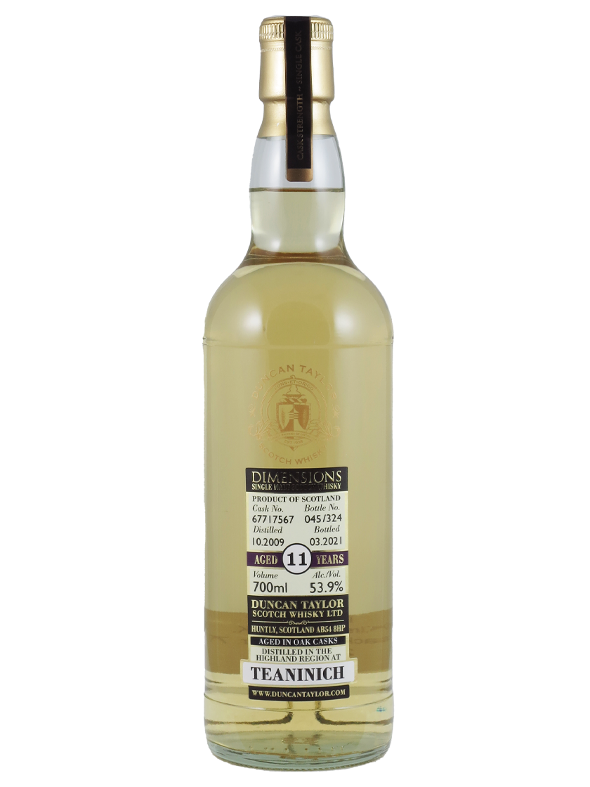 Teaninich Highland Single Malt Duncan Taylor Dimensions 11 YO 09-21 Teaninich - Duncan Taylor (Art-Nr.: 11924) Teaninich Highland Single Malt Duncan Taylor Dimensions 11 YO 09-21 Teaninich - Duncan Taylor