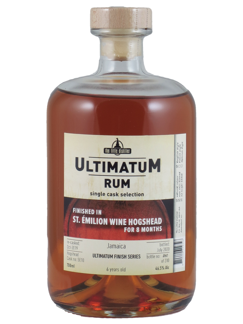 Ultimatum Rum 6 YO St. Emilion Finish (Art-Nr.: 11565) Ultimatum Rum 6 YO St. Emilion Finish