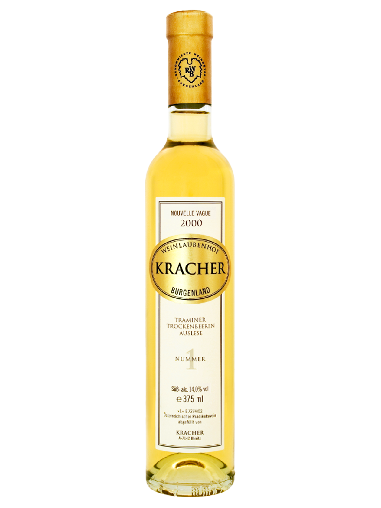 TBA Nr. 1 Nouvelle Vague Traminer 2000 Weinlaubenhof Kracher