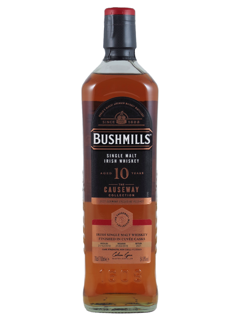 Bushmills 10 YO Irish Single Malt Causeway Collection Cuvée Cask Bushmills (Art-Nr.: 12093) Bushmills 10 YO Irish Single Malt Causeway Collection Cuvée Cask Bushmills