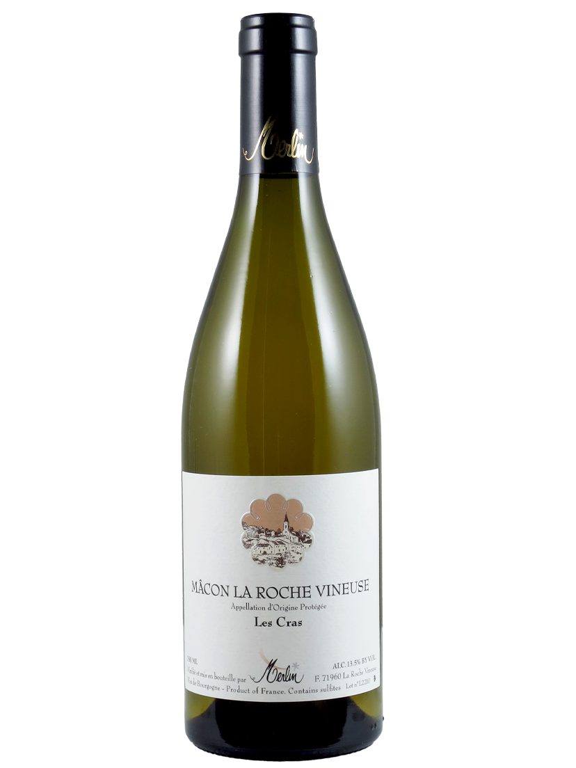 Mâcon La Roche Vineuse AC Les Cras Domaine Merlin (Art-Nr.: 12935.22) Mâcon La Roche Vineuse AC Les Cras 2022 Domaine Merlin