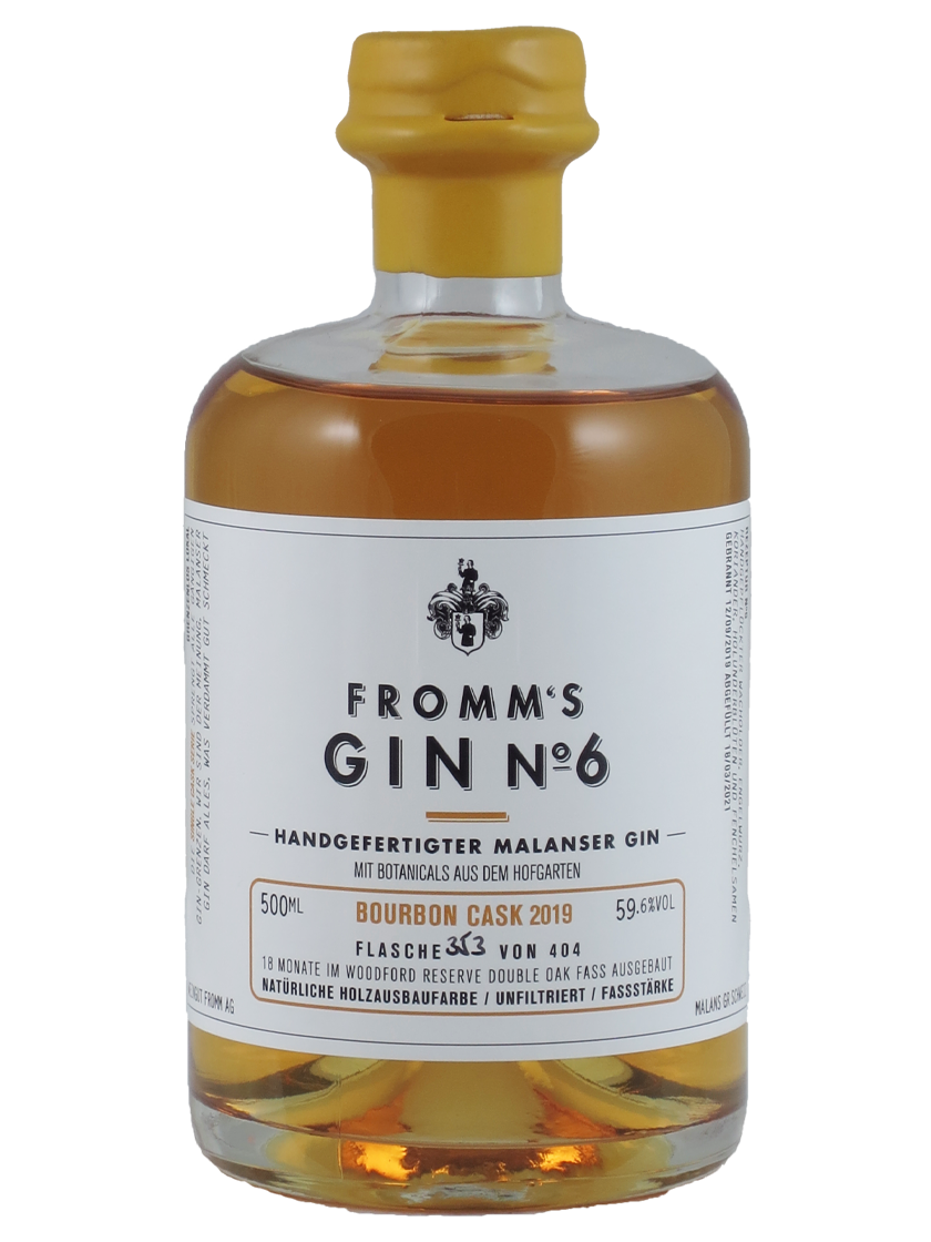 Fromm's Gin No. 6 Bourbon Cask Single Cask Serie Weingut Fromm (Art-Nr.: 11714.19) Fromm's Gin No. 6 Bourbon Cask Single Cask Serie 2019 Weingut Fromm