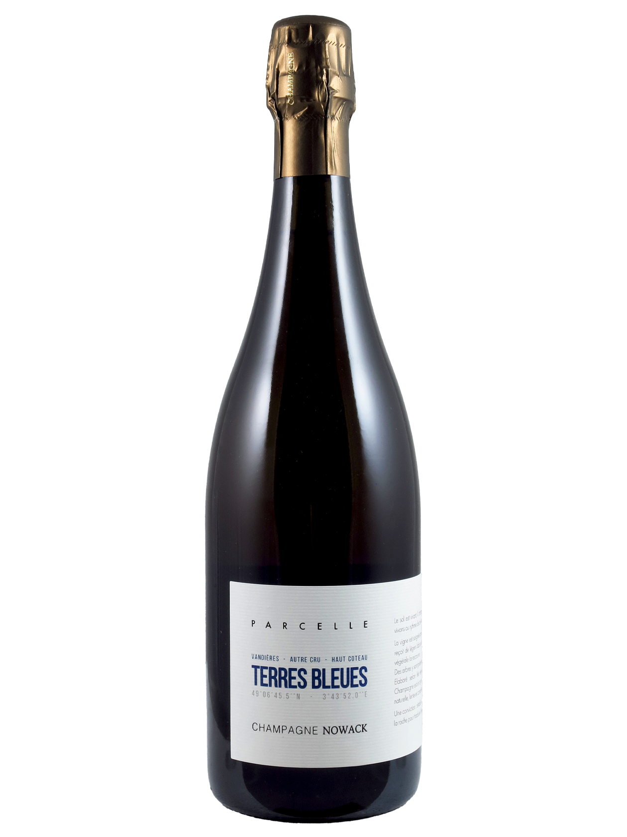 Les Terres Bleues (2021) Extra Brut AC Flavien Nowack (Art-Nr.: 11507.21) Les Terres Bleues (2021) Extra Brut AC Flavien Nowack