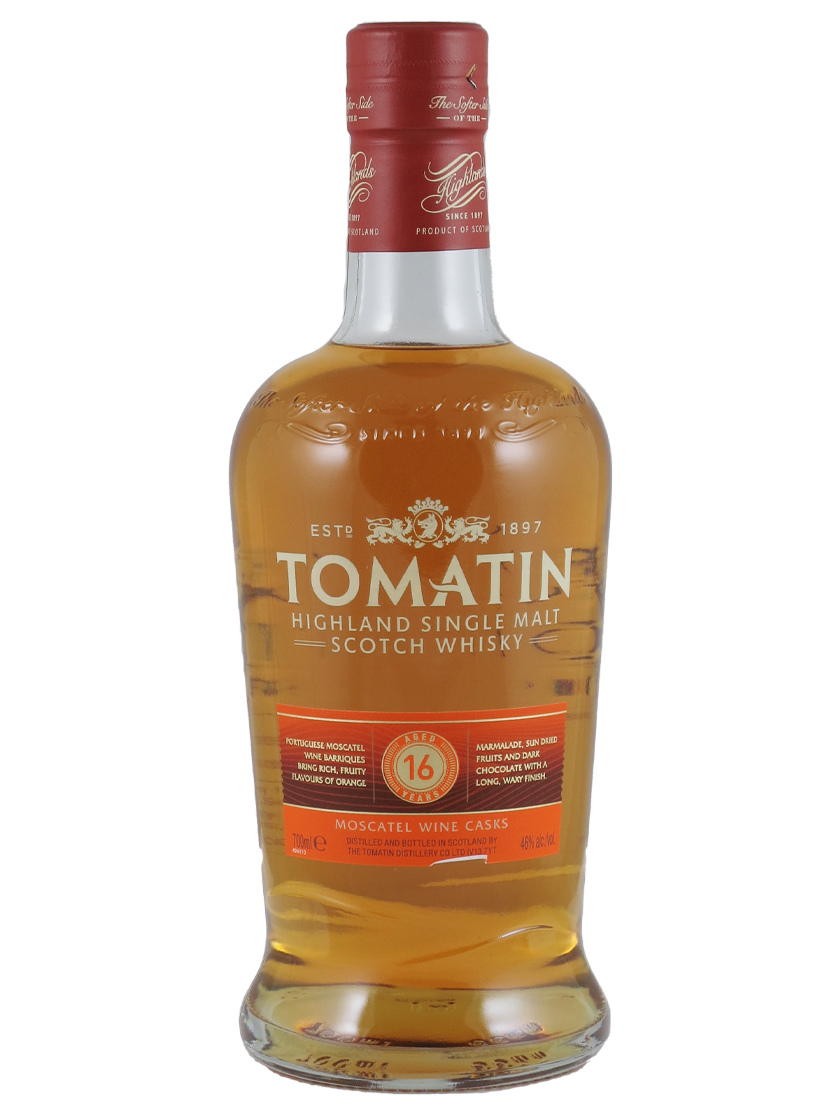 Tomatin Highland Single Malt Moscatel Wine Cask 16 YO Tomatin (Art-Nr.: 11917) Tomatin Highland Single Malt Moscatel Wine Cask 16 YO Tomatin