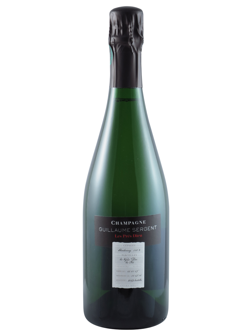 Les Prés Dieu (deg. 24) Extra Brut Blanc de Blancs 1er Cru AC Guillaume Sergent (Art-Nr.: 8903.24) Les Prés Dieu (deg. 24) Extra Brut Blanc de Blancs 1er Cru AC Guillaume Sergent