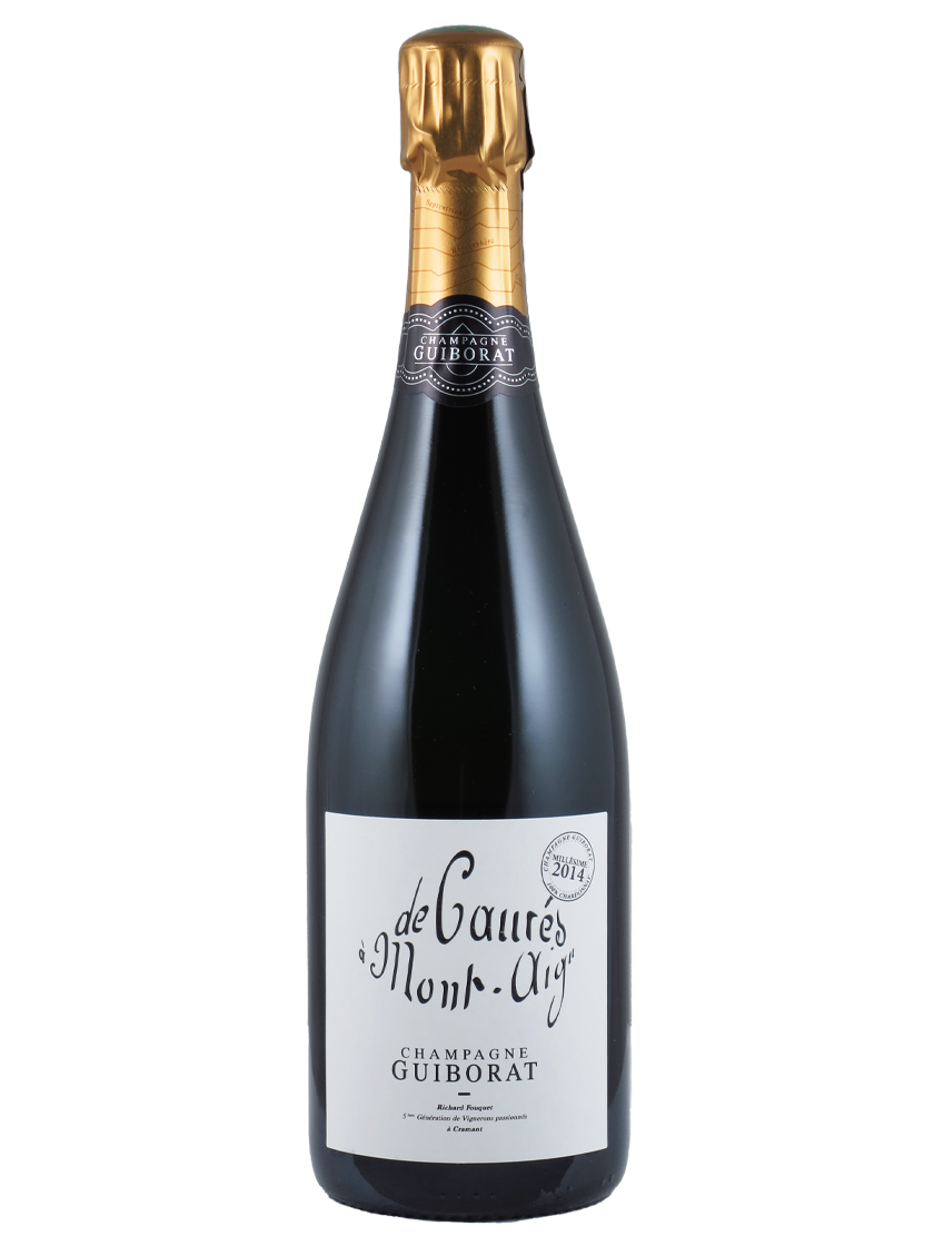 De Caurés à Mont Aigu Extra Brut Blanc de Blancs Grand Cru AC Guiborat (Art-Nr.: 11791.16) De Caurés à Mont Aigu Extra Brut Blanc de Blancs Grand Cru AC 2016 Guiborat