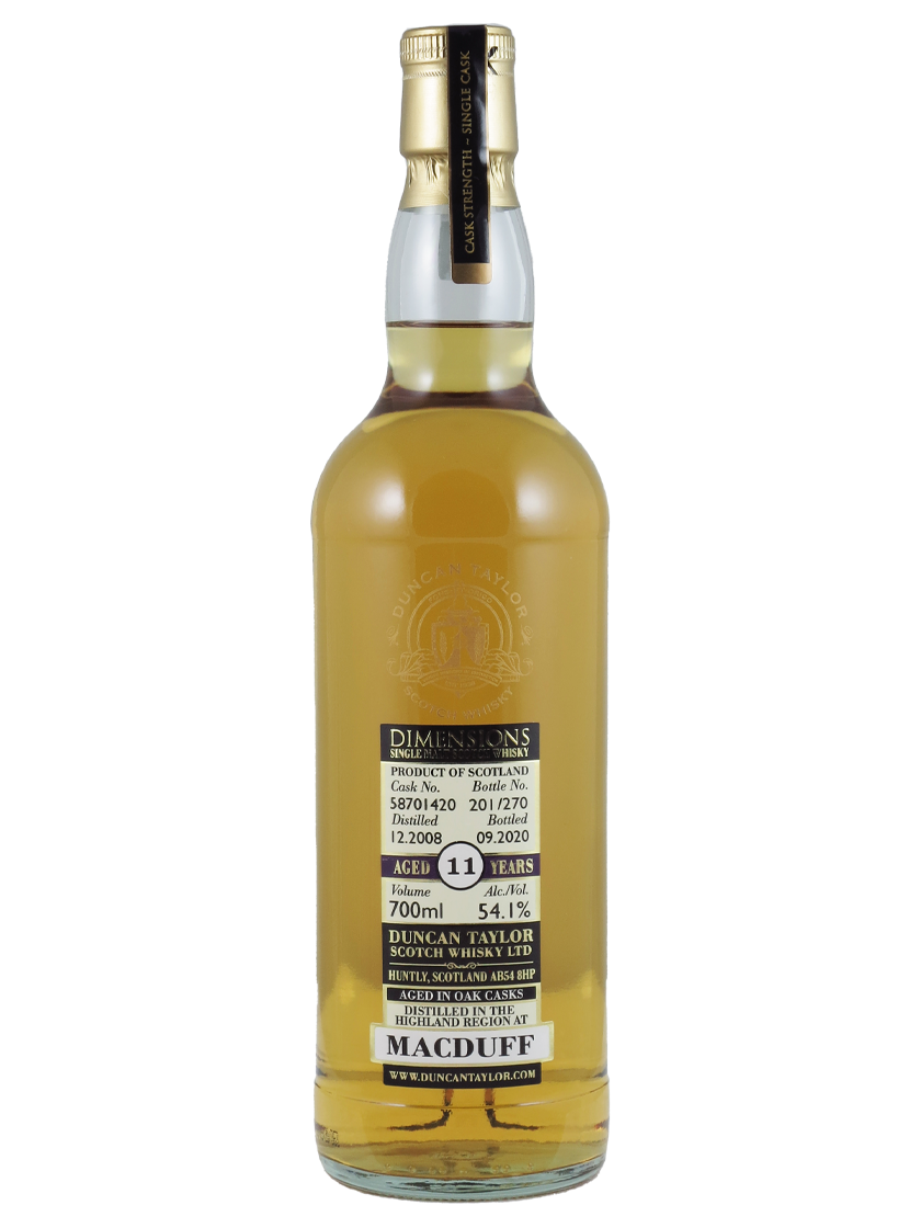 Macduff Highland Single Malt Duncan Taylor Dimensions 11 YO 08-20 Macduff - Duncan Taylor (Art-Nr.: 11923) Macduff Highland Single Malt Duncan Taylor Dimensions 11 YO 08-20 Macduff - Duncan Taylor
