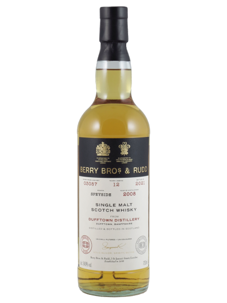 Dufftown Speyside Single Malt Berry Bros & Rudd 12 YO 08-21