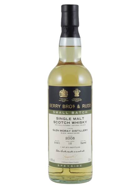 Glen Moray Speyside Single Malt Berry Bros Smal Batch 12 YO 08-21