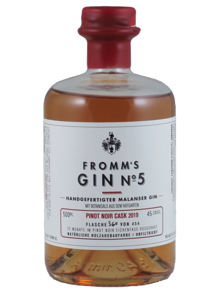 Fromm's Gin No. 5 Pinot Noir Cask Single Cask Serie