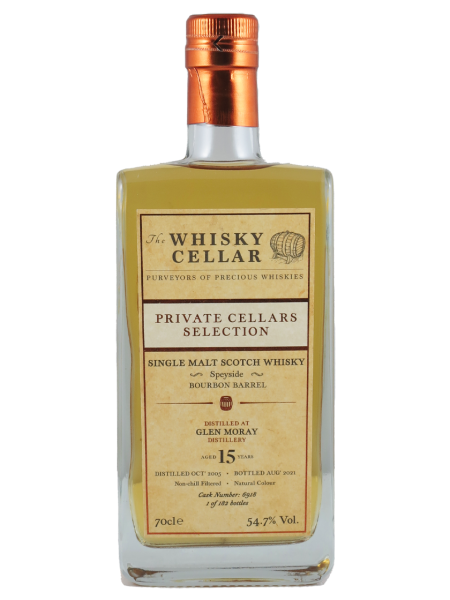Glen Moray Speyside Single Malt The Whisky Cellar 15 YO 05-21